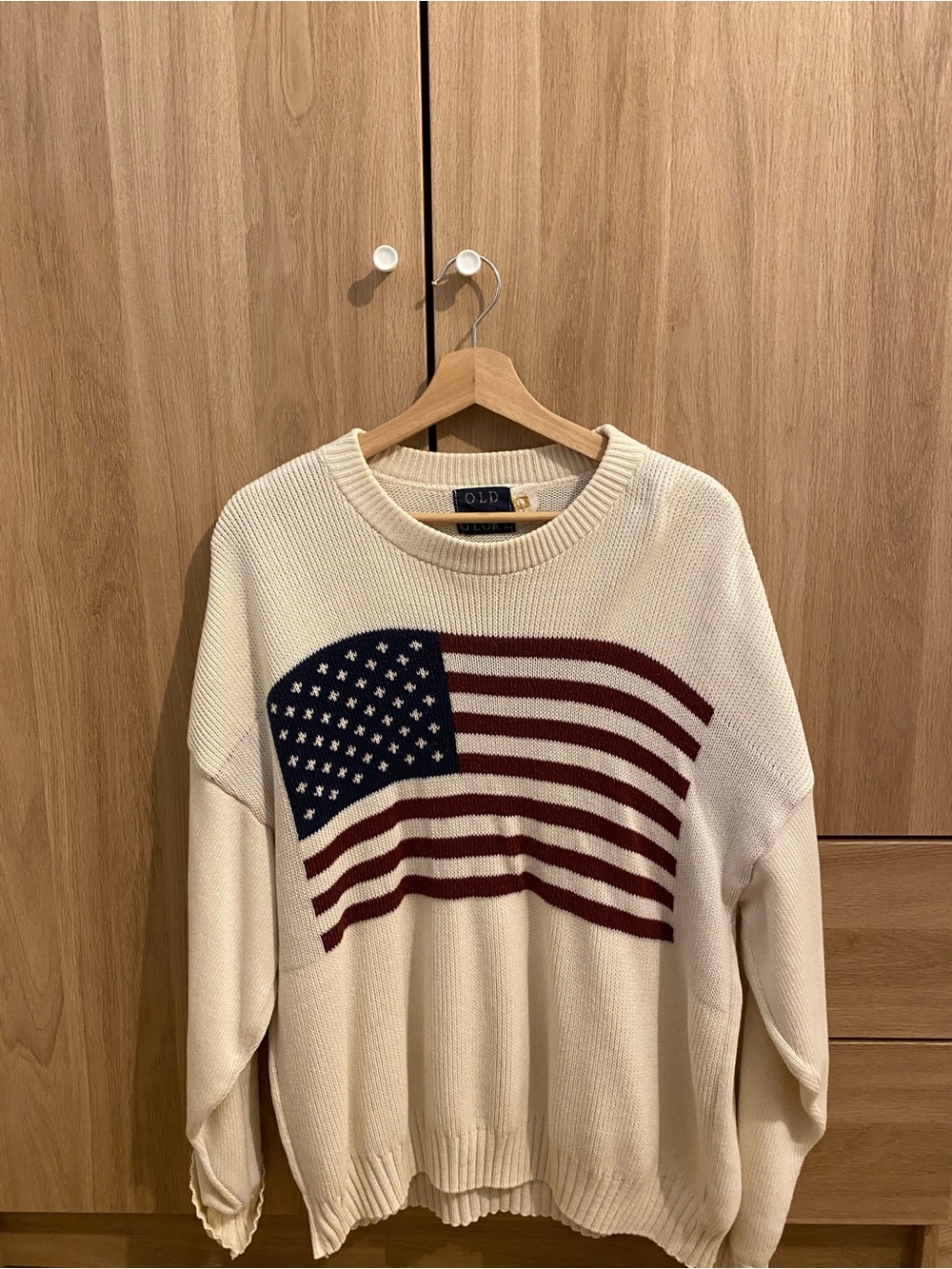 Vintage American Flag Sweater